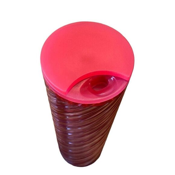 NWT Starbucks Holiday 2023 Plastic Red Ribbon Tumbler 16 fl. oz new candy cane s - Picture 5 of 7